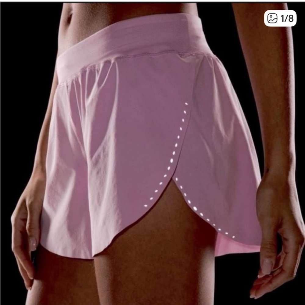 Rare Lululemon Vita Pink Fast and Free Women's Running Shorts